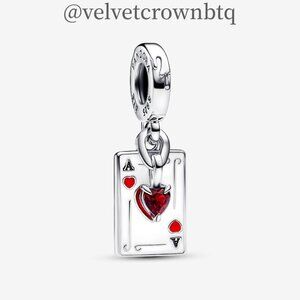 Pandora Disney Villains Queen of Hearts Double Dangle Charm